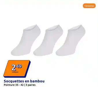 Socquettes en bambou