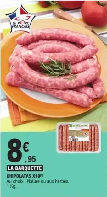 Chipolatas x18 1 kg 