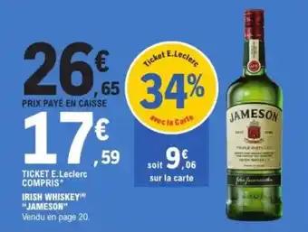 "JAMESON" Irish whiskey