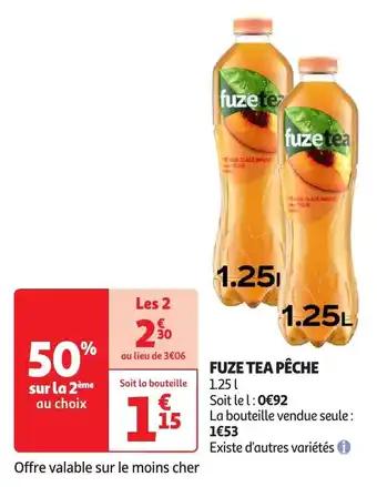Fuze tea pêche 1,25 l 
