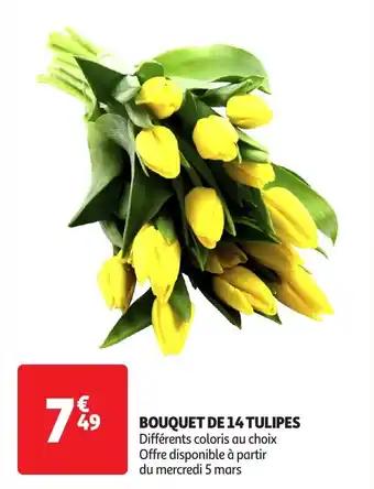 Bouquet de 14 tulipes