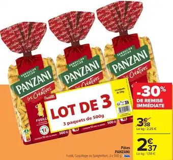 PANZANI Pâtes