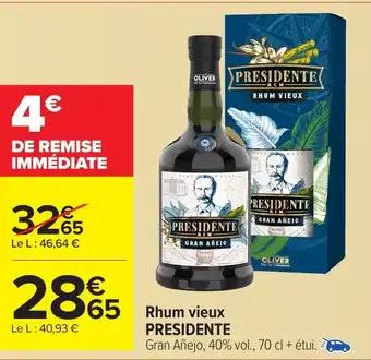 PRESIDENTE Rhum vieux