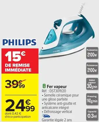 PHILIPS Fer vapeur