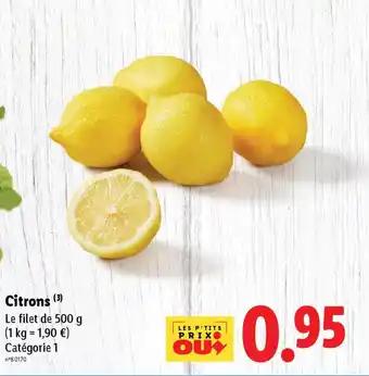 Citrons 500 g 