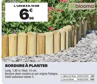 Bordure à planter