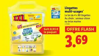 W5 Lingettes multi-usages