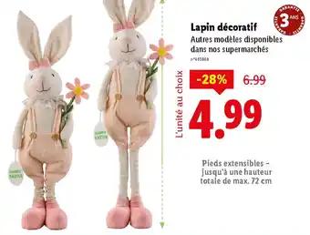 Lapin décoratif