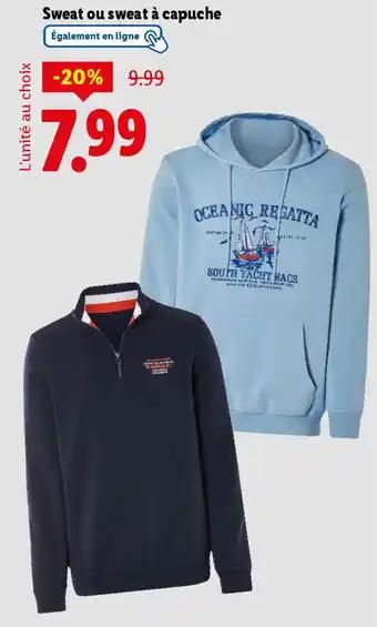 Sweat ou sweat à capuche