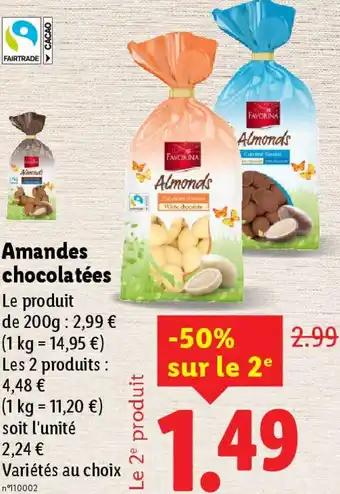 Amandes chocolatées 200 g 