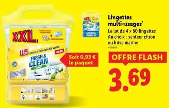 Lingettes multi-usages