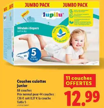 Couches culottes junior