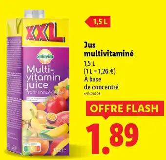 Jus multivitaminé 1,5 l