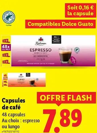 Capsules de café