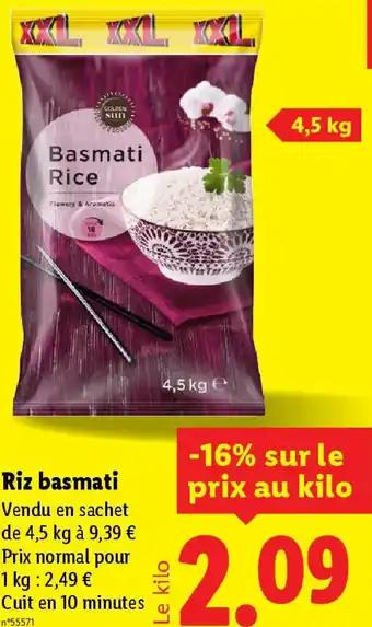 Riz basmati 4,5 kg 