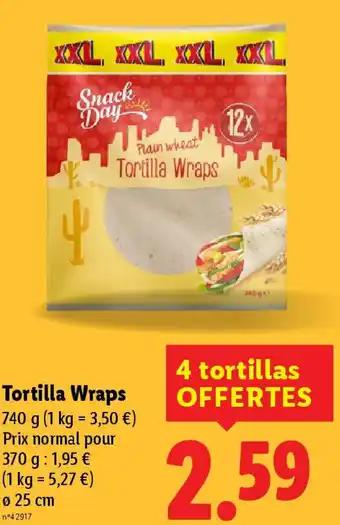 Tortilla Wraps 740 g