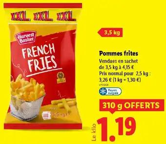 Pommes frites 3.5 kg