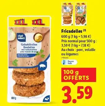 Fricadelles 600 g