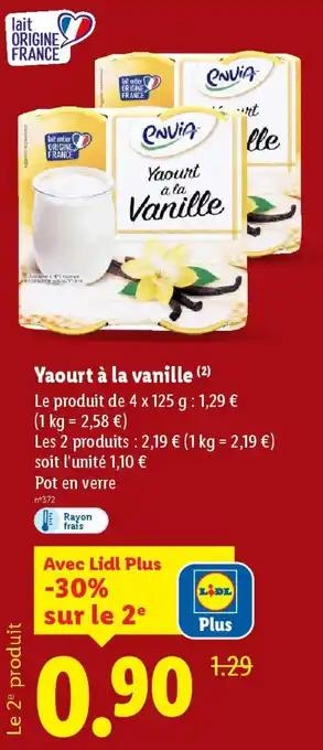 Yaourt à la vanille 125 g