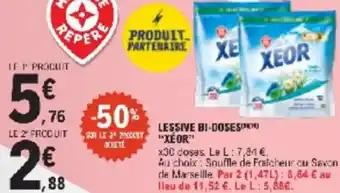 Lessive bi-doses xeor