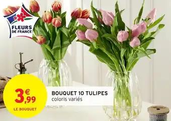 Bouquet 10 tulipes