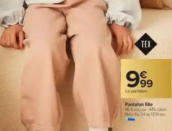 TEX Pantalon fille