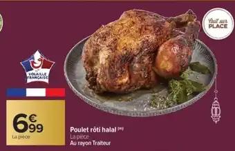 Poulet rôti halal