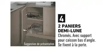 2 Paniers Demi-Lune