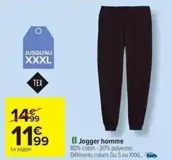 Tex - jogger homme