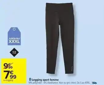 Legging sport femme