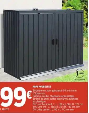 Abri poubelles