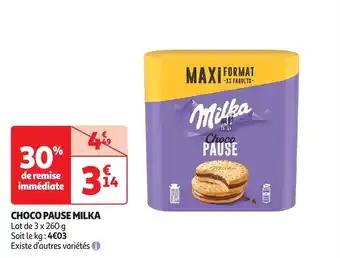 Choco pause milka 260 g