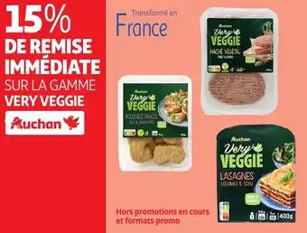 Sur la gamme very veggie
