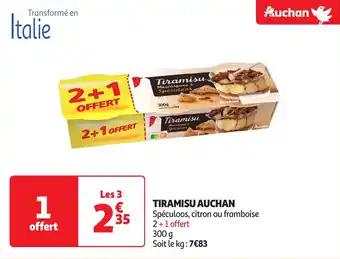 Tiramisu auchan 300 g