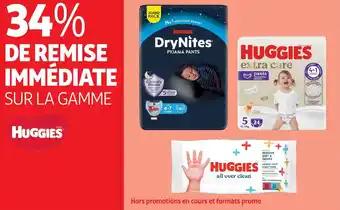 Sur la gamme huggies