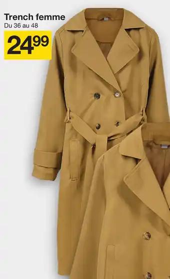 Trench femme