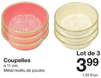 Coupelles Ø11 cm