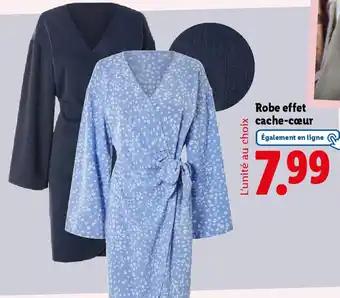 Robe effet cache-cœur