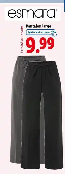 ESMARA Pantalon large
