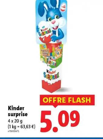 KINDER surprise 4 x 20 g