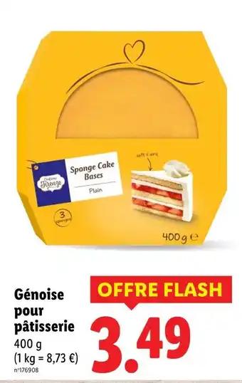 Génoise pour pâtisserie