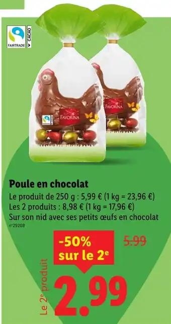 Favorina Poule en chocolat