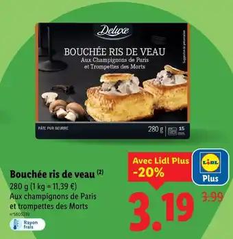 DELUXE Bouchée ris de veau