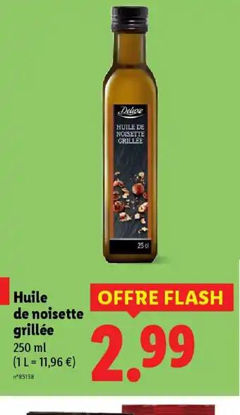 Huile de noisette grillée