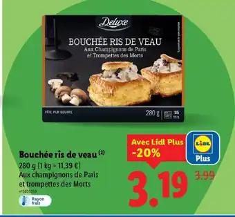 Bouchée ris de veau 280 g