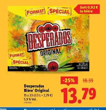 DESPERADOS Bière