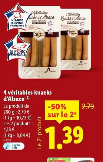 4 véritables knacks