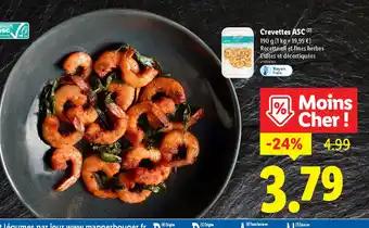 Crevettes ASC