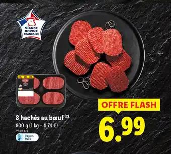 8 hachés au beouf 800 g