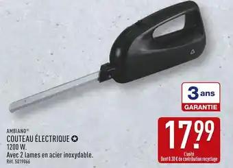 AMBIANO Couteau électrique